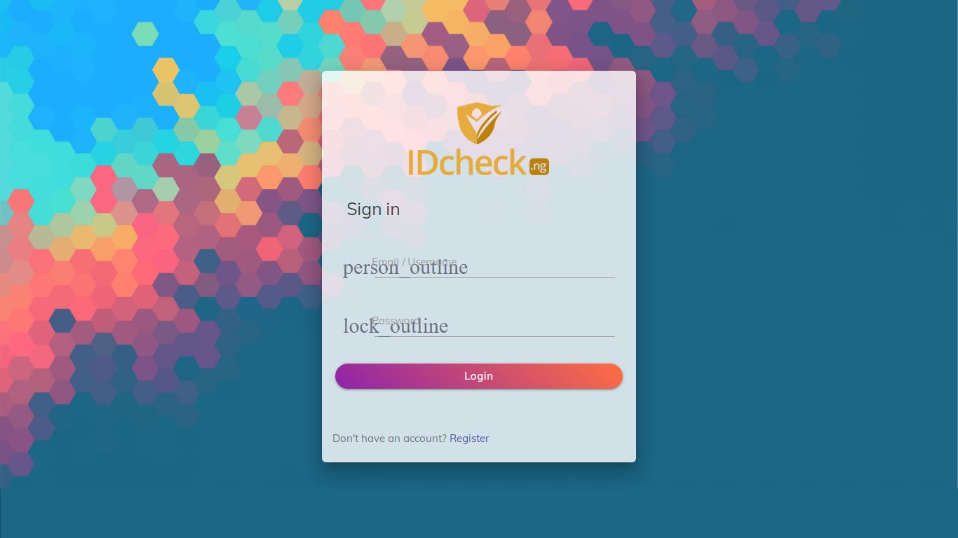 User Login | Id check